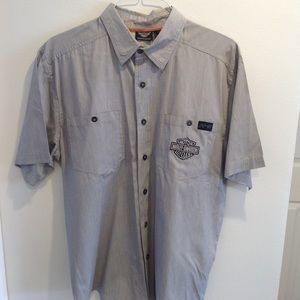 Harley Davidson button down shirt